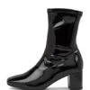 Indianas Black Patent Leather Ankle Boots -Lynx Shoes Shop DF11786BLAVG 4