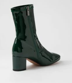 Indianas Forest Stretch Patent Pu Ankle Boots 9 Indianas Forest Stretch Patent Pu Ankle Boots -Lynx Shoes Shop DF11786H22VG 4