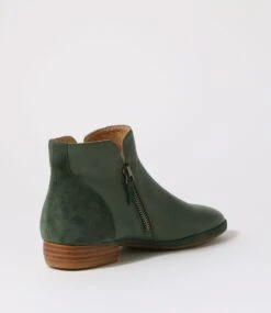 Ronele Forest Leather Suede Ankle Boots -Lynx Shoes Shop DF11787H2289 4