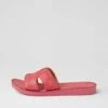 Nokker Fuchsia Leather Slides -Lynx Shoes Shop DF11817IAFLE 2