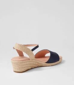 Harissa Navy Lizard Multi Espadrilles -Lynx Shoes Shop DF11836JUNHG 4