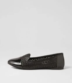 Sory Black Patent Leather Loafers