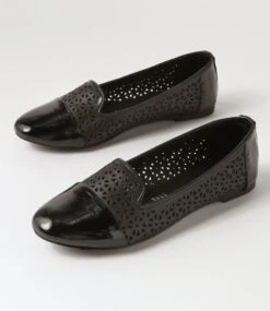 Sory Black Patent Leather Loafers -Lynx Shoes Shop DF11969BLAFD 6