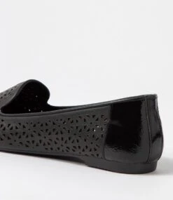 Sory Black Leather Loafers -Lynx Shoes Shop DF11969BLALE 6