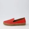 Behdy Red Leather Loafers -Lynx Shoes Shop DF12073REDLE 2