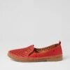 Belra Ruby Leather Flat Shoes -Lynx Shoes Shop DF12074REQLE 2