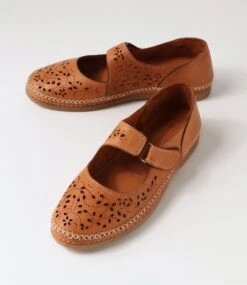 Bicks Tan Leather Flat Shoes -Lynx Shoes Shop DF12078TANLE 6