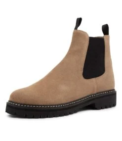 Mymy Taupe Suede Ankle Boots 8 Mymy Taupe Suede Ankle Boots -Lynx Shoes Shop DF12122KFRSU 2