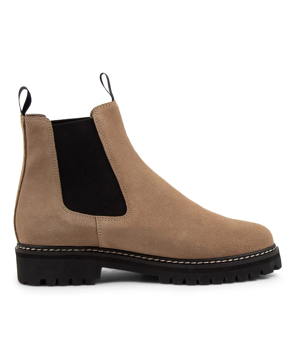 Mymy Taupe Suede Ankle Boots 6 Mymy Taupe Suede Ankle Boots - Image 4