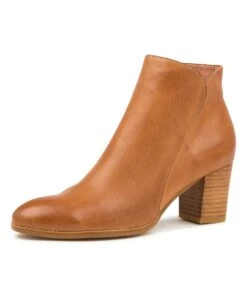 Diarna Dark Tan Leather Ankle Boots Nh 8 Diarna Dark Tan Leather Ankle Boots Nh -Lynx Shoes Shop DF12125TGHLE 2