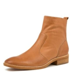 Barnie Dark Tan Leather Ankle Boots Nh 8 Barnie Dark Tan Leather Ankle Boots Nh -Lynx Shoes Shop DF12142TGHLE 2