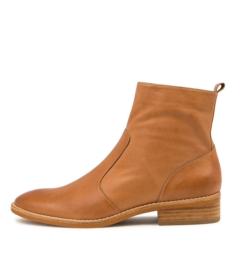 Barnie Dark Tan Leather Ankle Boots Nh 3 Barnie Dark Tan Leather Ankle Boots Nh
