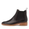 Beaufort Black Leather Ankle Boots Nh -Lynx Shoes Shop DF12143BBLLE 4