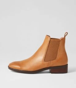 Beaufort Dark Tan Dark Brown Leather Chelsea Boots