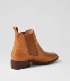 Beaufort Dark Tan Dark Brown Leather Chelsea Boots -Lynx Shoes Shop DF12143TVMLE 4