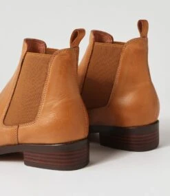 Beaufort Dark Tan Dark Brown Leather Chelsea Boots -Lynx Shoes Shop DF12143TVMLE 6