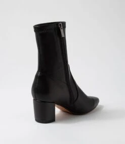 Linta Black Stretch Ankle Boots -Lynx Shoes Shop DF12211BLAJZ 4