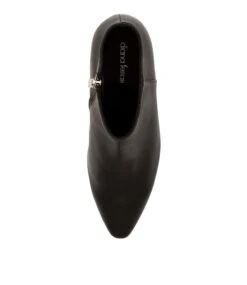 Thimble Black Leather Ankle Boots 11 Thimble Black Leather Ankle Boots -Lynx Shoes Shop DF12220BLALE 6