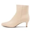 Thimble Cream Leather Ankle Boots -Lynx Shoes Shop DF12220W18LE 4