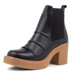 Leavit Black Leather Chelsea Boots 8 Leavit Black Leather Chelsea Boots -Lynx Shoes Shop DF12228BLALE 2