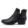 Zhara Black Leather Ankle Boots Bh -Lynx Shoes Shop DF12231B66LE 4