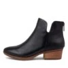 Zhara Black Leather Ankle Boots Nh 2 Zhara Black Leather Ankle Boots Nh -Lynx Shoes Shop DF12231BBLLE 4