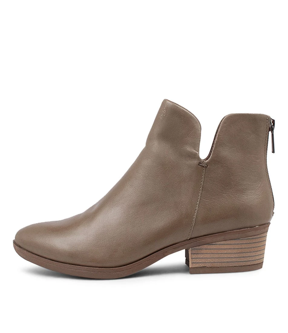 Zhara Olive Leather Ankle Boots 3 Zhara Olive Leather Ankle Boots