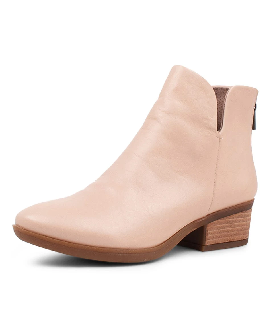 Zhara Blush Leather Ankle Boots 4 Zhara Blush Leather Ankle Boots - Image 2