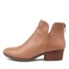 Zhara Dark Tan Leather Ankle Boots -Lynx Shoes Shop DF12231TAOLE 4