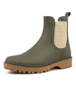 Laurina Olive Gumboot -Lynx Shoes Shop DF12232H81S7 2