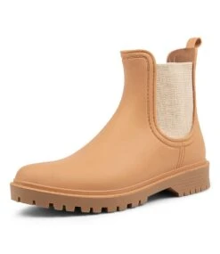 Laurina Tan Gumboot -Lynx Shoes Shop DF12232TANS7 2