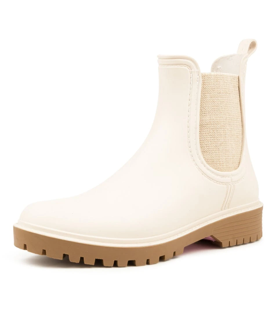 Laurina Cream Gumboot 4 Laurina Cream Gumboot - Image 2