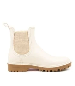Laurina Cream Gumboot 10 Laurina Cream Gumboot -Lynx Shoes Shop DF12232W18S7 5