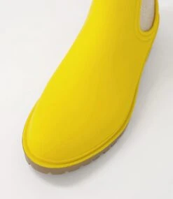 Laurina Yellow Gumboot Chelsea Boots -Lynx Shoes Shop DF12232YELS7 5