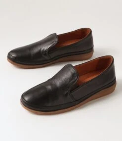 Macenzi Black Gum Sole Leather Loafers -Lynx Shoes Shop DF12269B0HLE 6