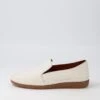 Macenzi Cream Leather Loafers -Lynx Shoes Shop DF12269W18LE 2