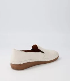 Macenzi Cream Leather Loafers -Lynx Shoes Shop DF12269W18LE 4