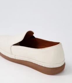 Macenzi Cream Leather Loafers -Lynx Shoes Shop DF12269W18LE 6