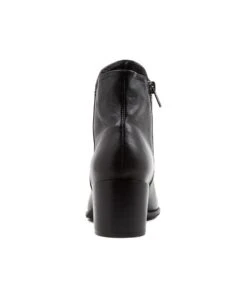 Mocker Black Leather Ankle Boots 9 Mocker Black Leather Ankle Boots -Lynx Shoes Shop DF12313BLALE 3
