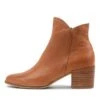 Mocker Tan Leather Ankle Boots 2 Mocker Tan Leather Ankle Boots -Lynx Shoes Shop DF12313TANLE 4