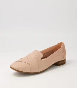 Tilony Dark Nude Leather Loafers -Lynx Shoes Shop DF12322NJDLE 3