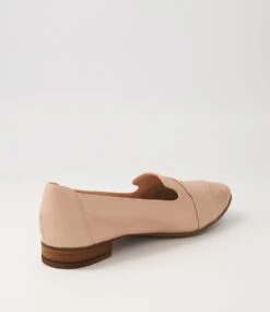 Tilony Dark Nude Leather Loafers -Lynx Shoes Shop DF12322NJDLE 4