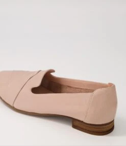 Tilony Dark Nude Leather Loafers -Lynx Shoes Shop DF12322NJDLE 6