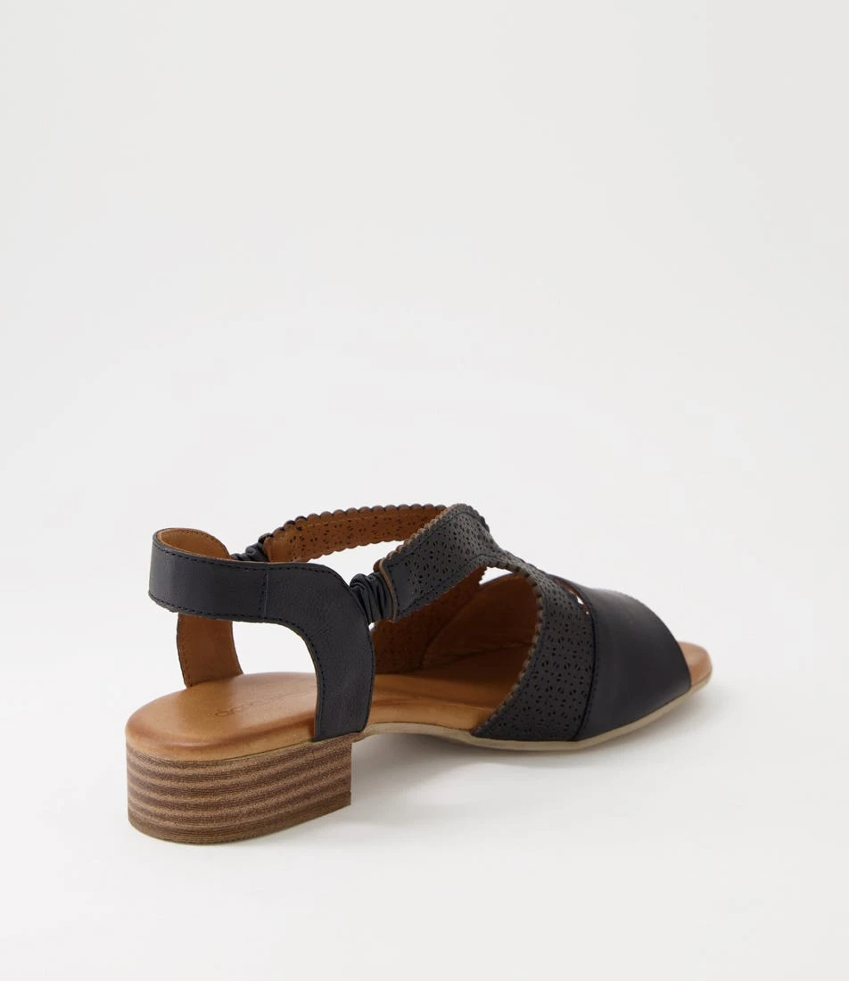 Canada Black Leather Sandals 5 Canada Black Leather Sandals - Image 3