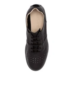 Mues Black Leather Sneakers -Lynx Shoes Shop DF12424BLALE 6