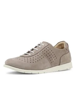 Mues Taupe Nubuck Sneakers -Lynx Shoes Shop DF12424NGVAG 2