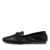 Nanturm Black Leather Loafers -Lynx Shoes Shop DF12426BLALE 4