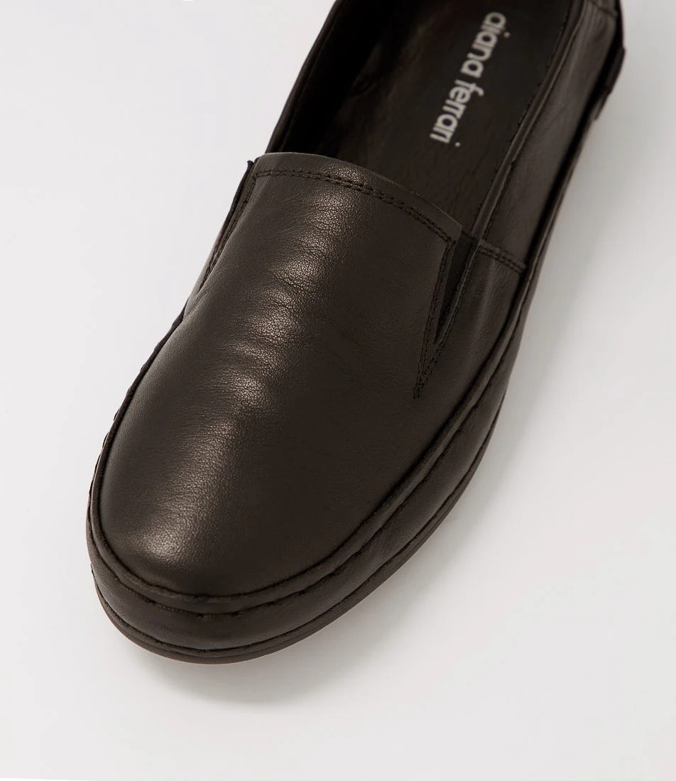 Pluto Black Leather Sneakers 6 Pluto Black Leather Sneakers - Image 4