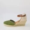 Tish Khaki Weave Espadrilles -Lynx Shoes Shop DF12456H48NV 2