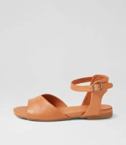 Winna Tan Leather Sandals